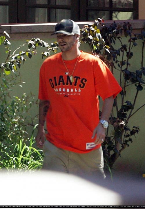 He had to do a lot of breakdancing to get his hat that dirty.